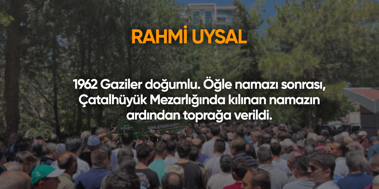 Konya'da bugün vefat edenler | 10 Şubat 2026 4